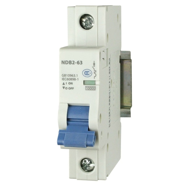 Automation Systems Interconnect Miniature Circuit Breaker, 1 Pole, 32 Amp, 240 Vac, 60 Vdc, C Trip Curve, Ul1077, DIN Rail Mounted NDB2-63C32-1 - main